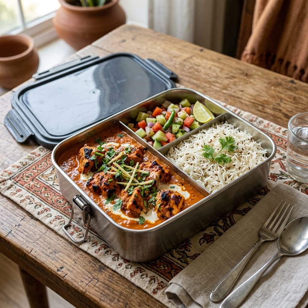 Indian Butter Chicken Roast & Rice Boxes