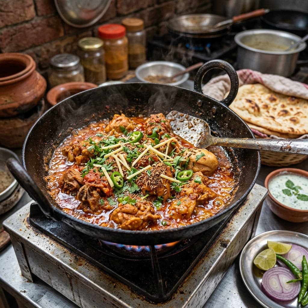 Authentic Pakistani Chicken Karahi