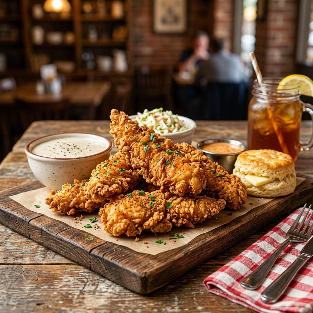 Southern Crispy Fried Chicken Strips