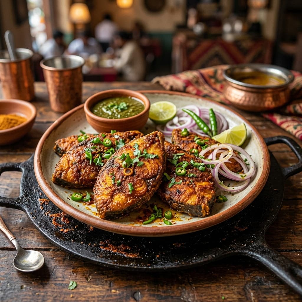 Spicy Lahori Fried Fish (Tawa Style)
