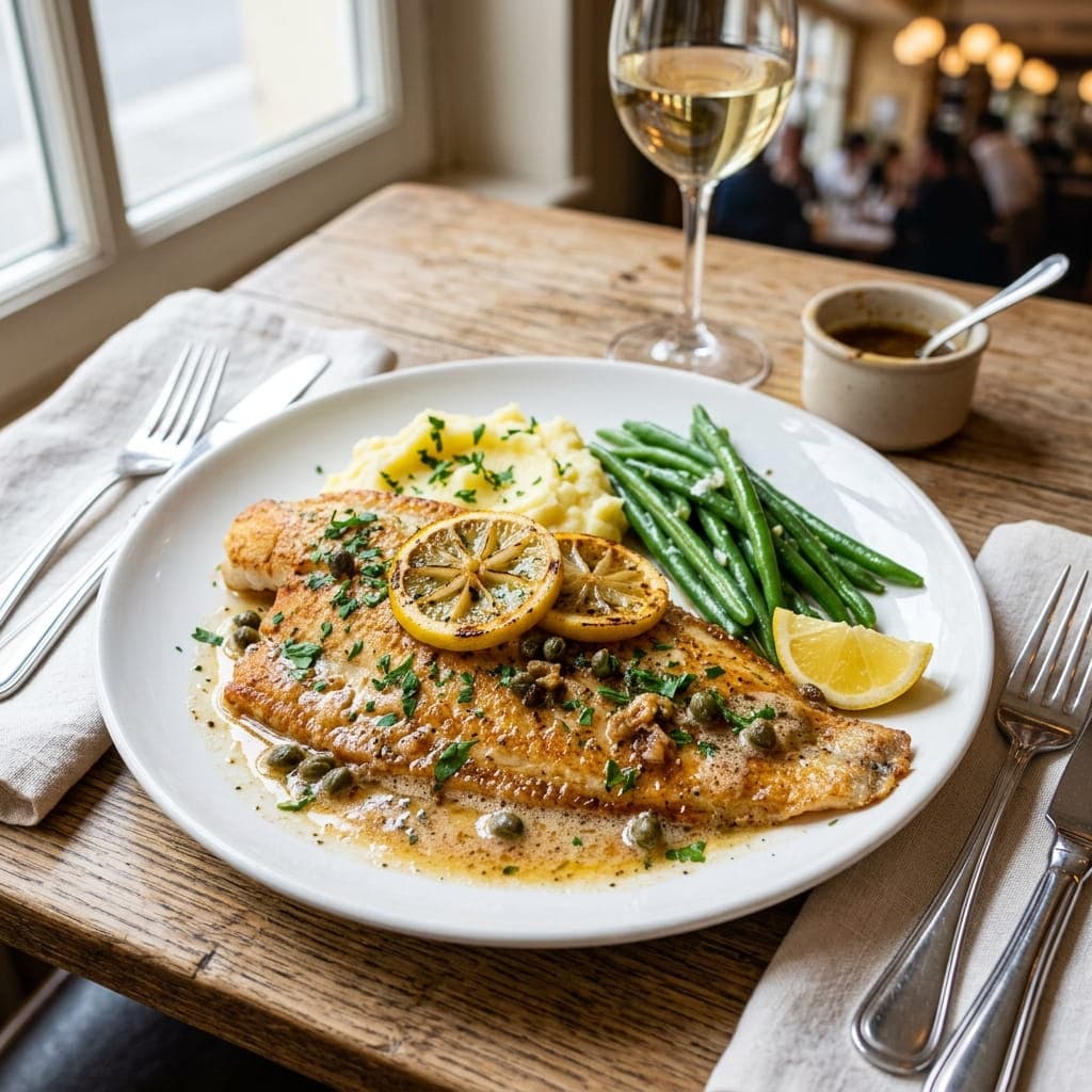 French Lemon Butter Sole Meunière