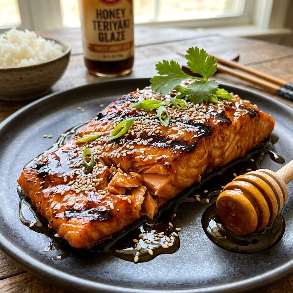 Sweet Honey Teriyaki Salmon Glaze