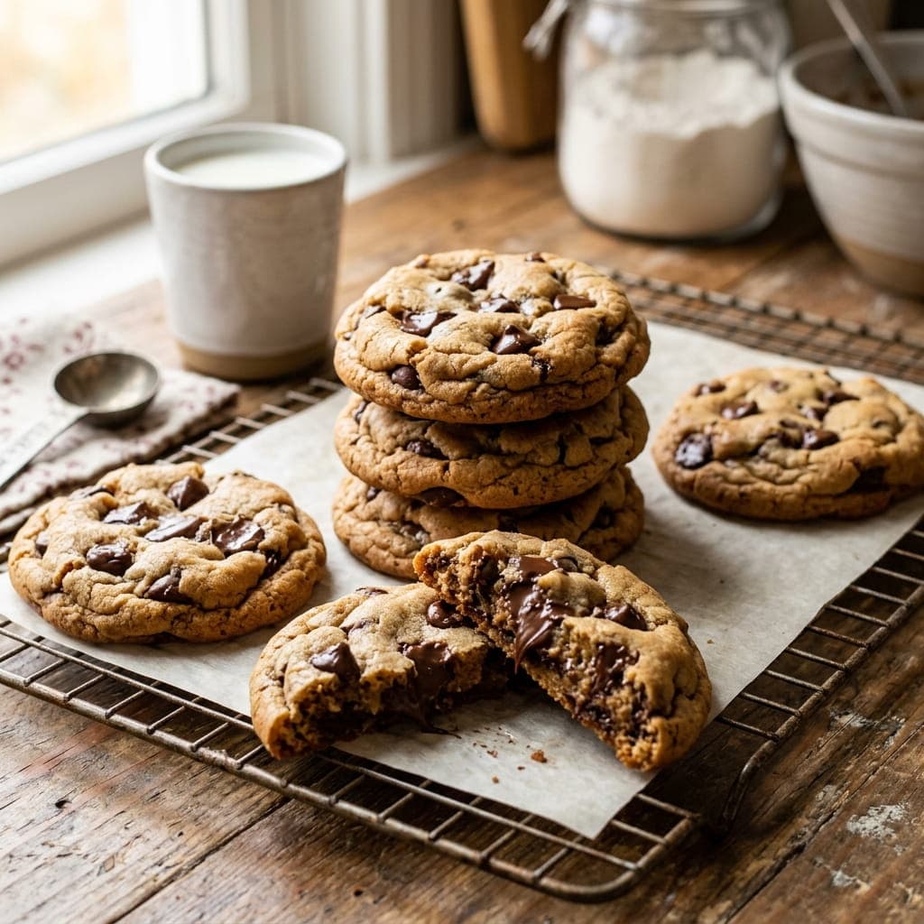 Classic Chewy American Chocolate Chip Cookies