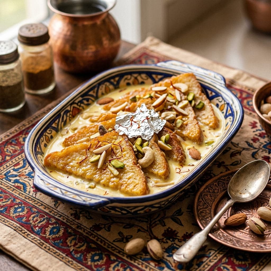 Authentic Pakistani Shahi Tukray (No-Bake)