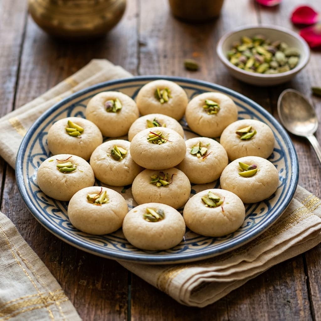 Indian No-Bake Milk Peda Sweets