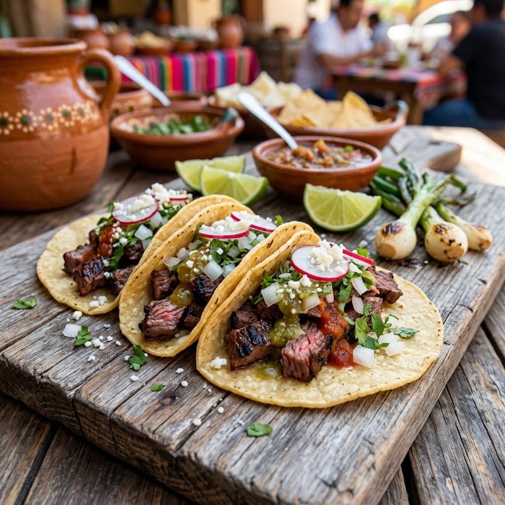 Mexican Grilled Carne Asada Tacos