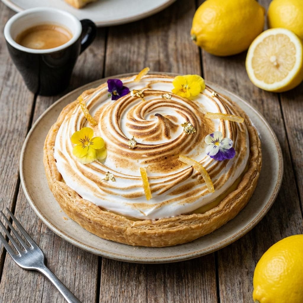 Gourmet French Lemon Meringue Tart