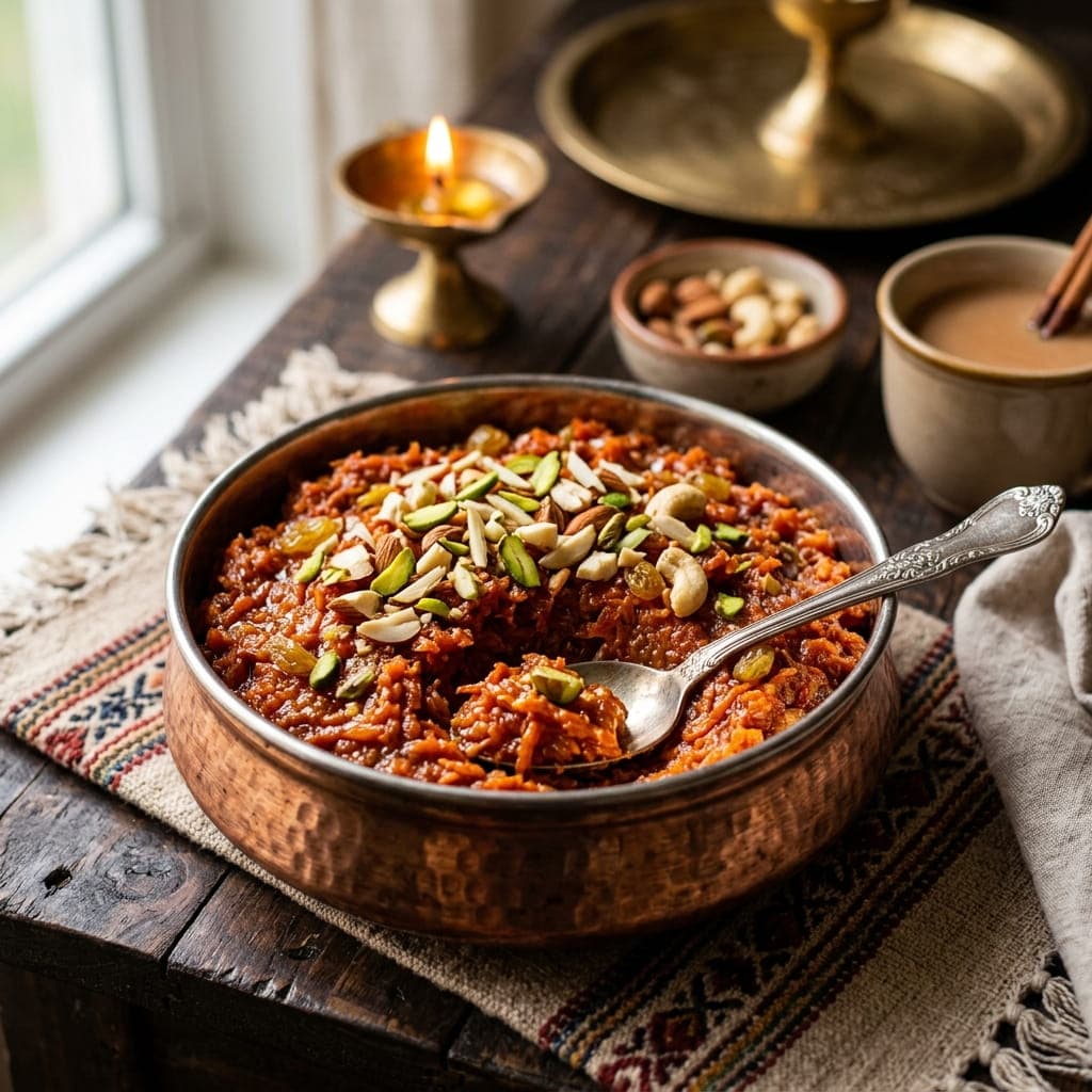 Indian Sweet Carrot Pudding (Gajar Ka Halwa)