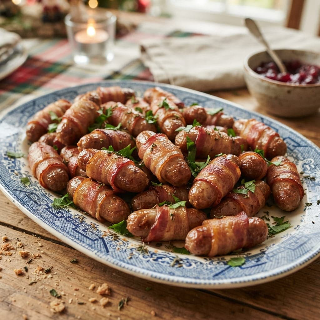 British Pigs in a Blanket Cocktail Sausages