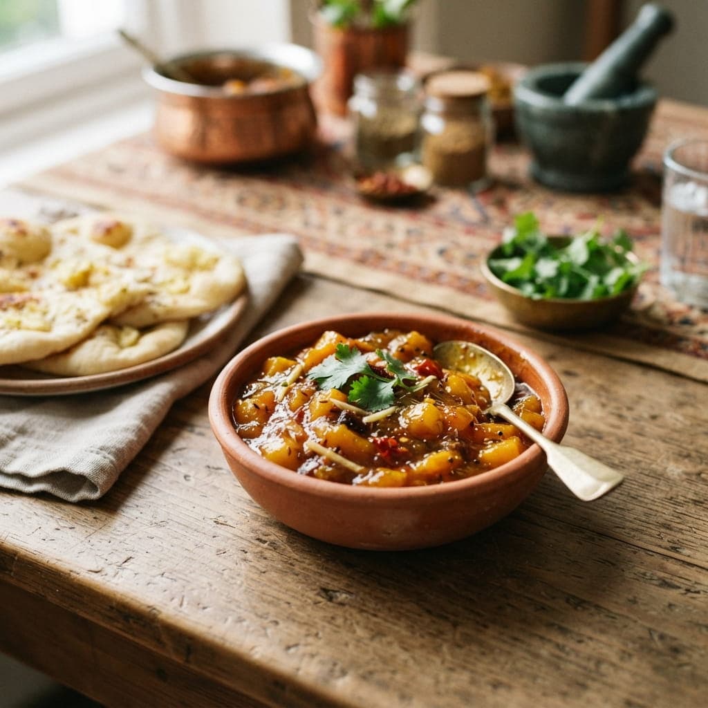 Indian Spicy Sweet Mango Chutney