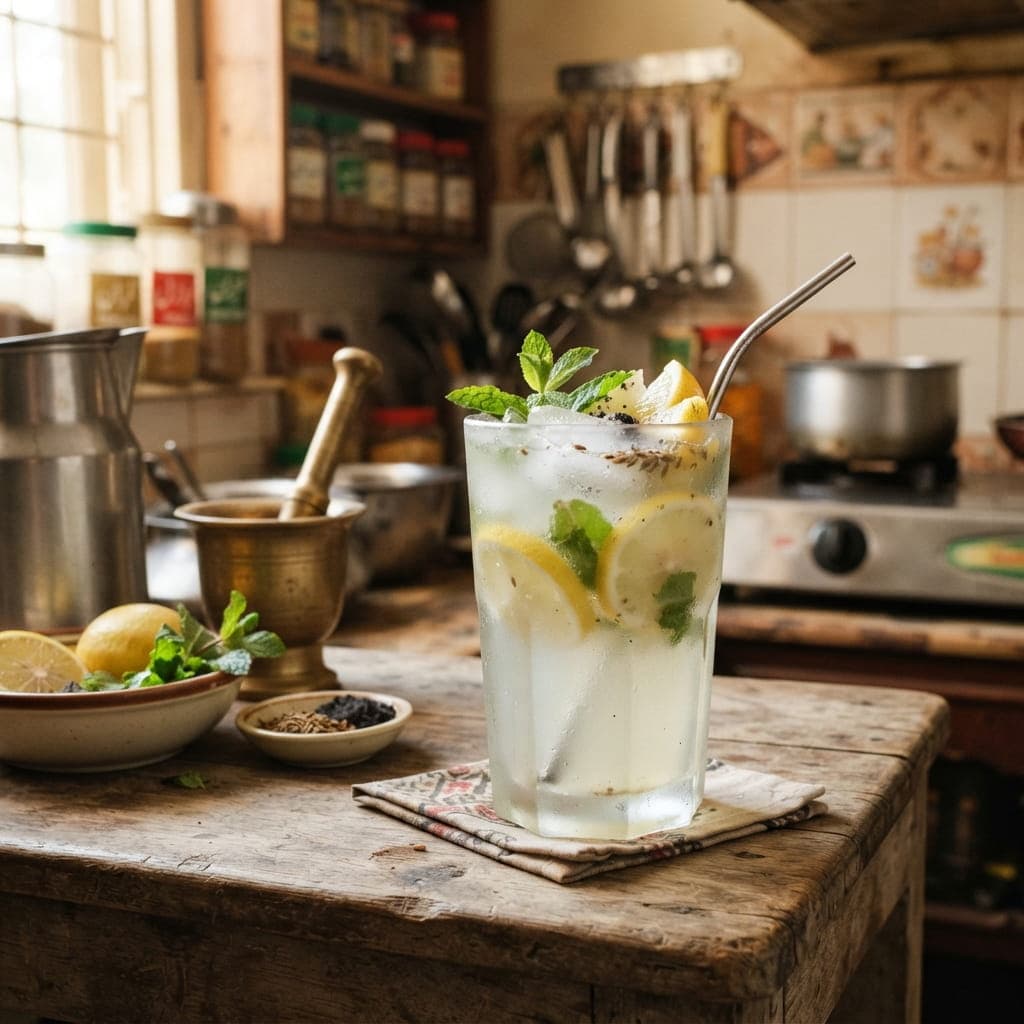 Pakistani Street Style Nimbu Paani Cooler