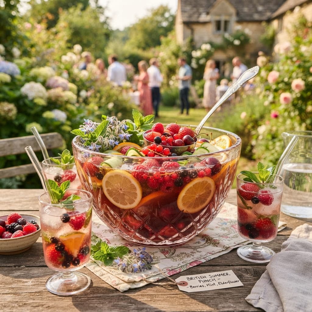 Fresh British Summer Fruit Infused Punch