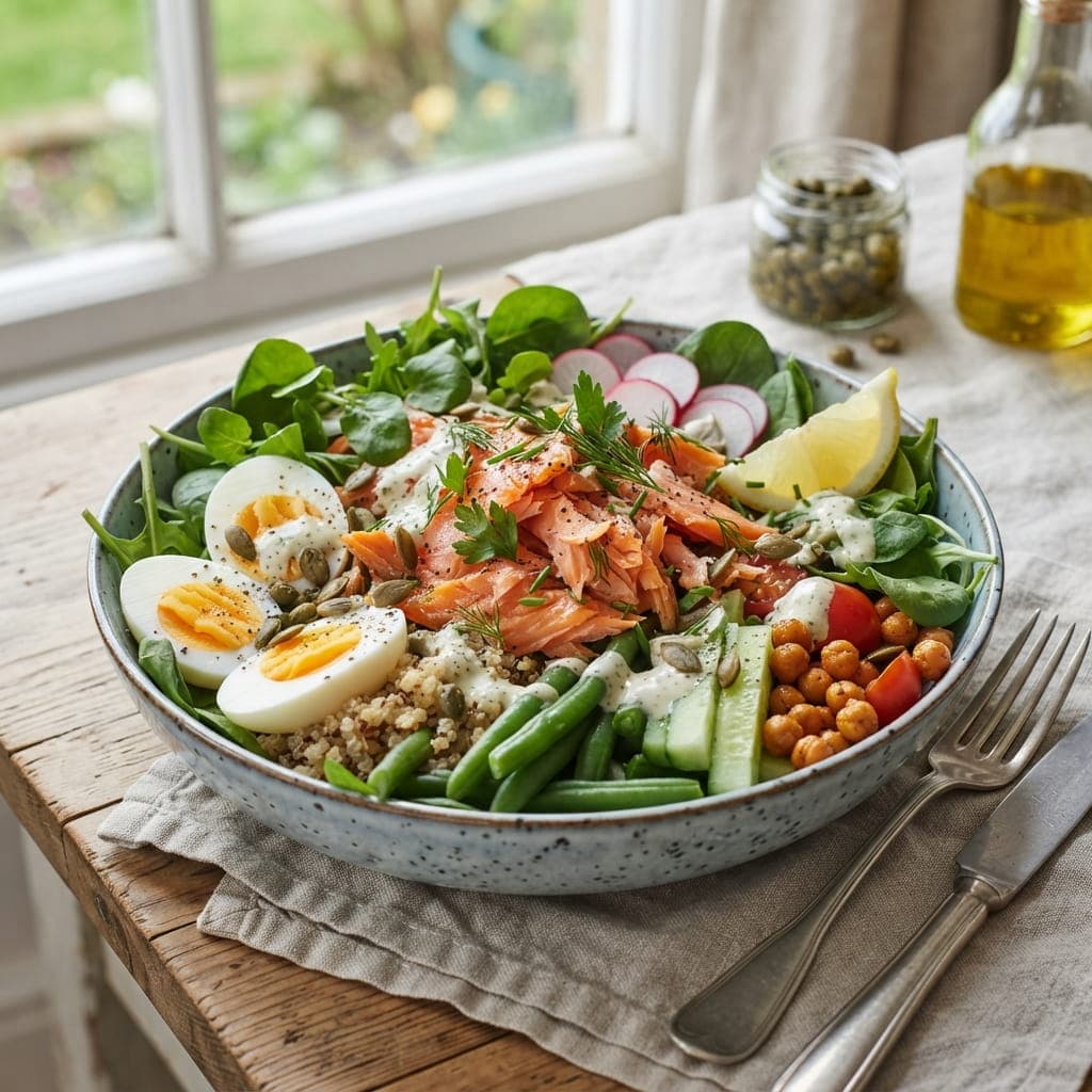 High-Protein British Smoked Trout Salad