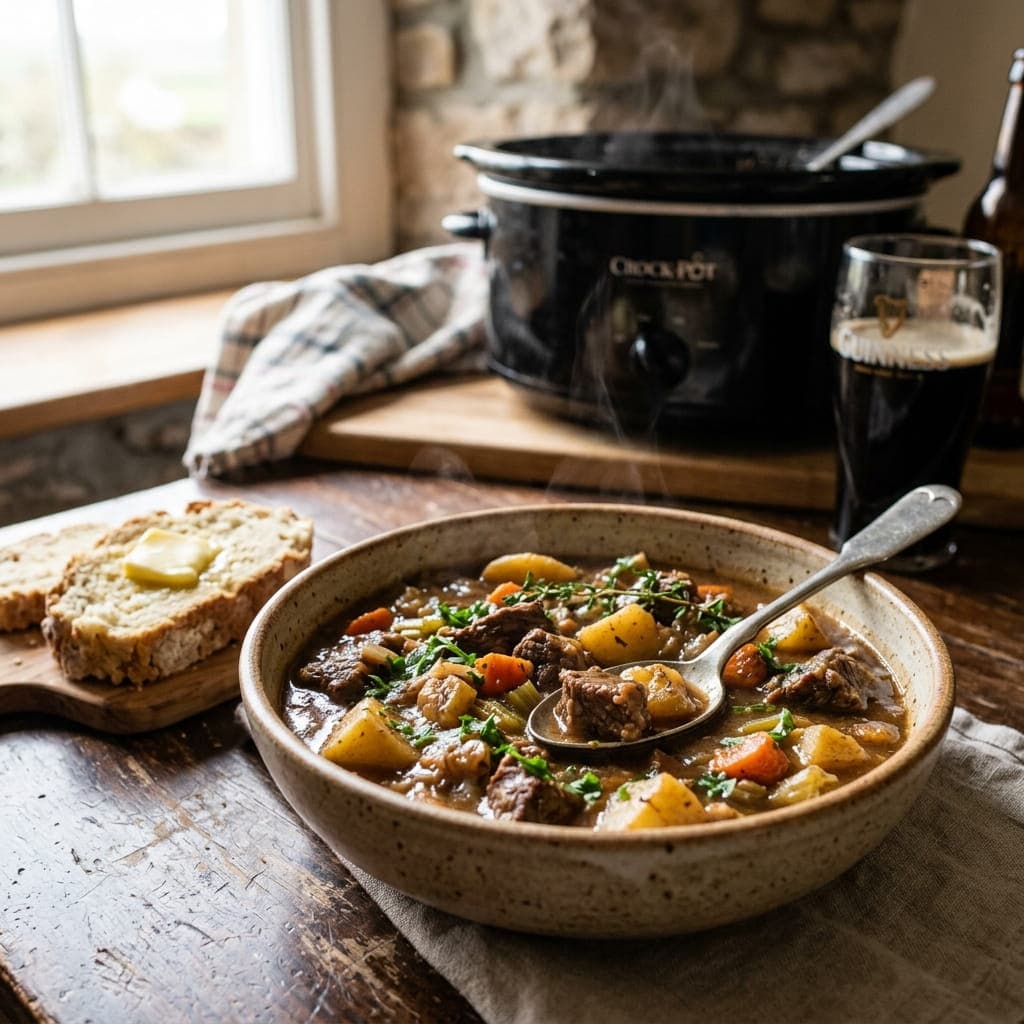 Irish Slow-Cooked Beef and Potato Stew