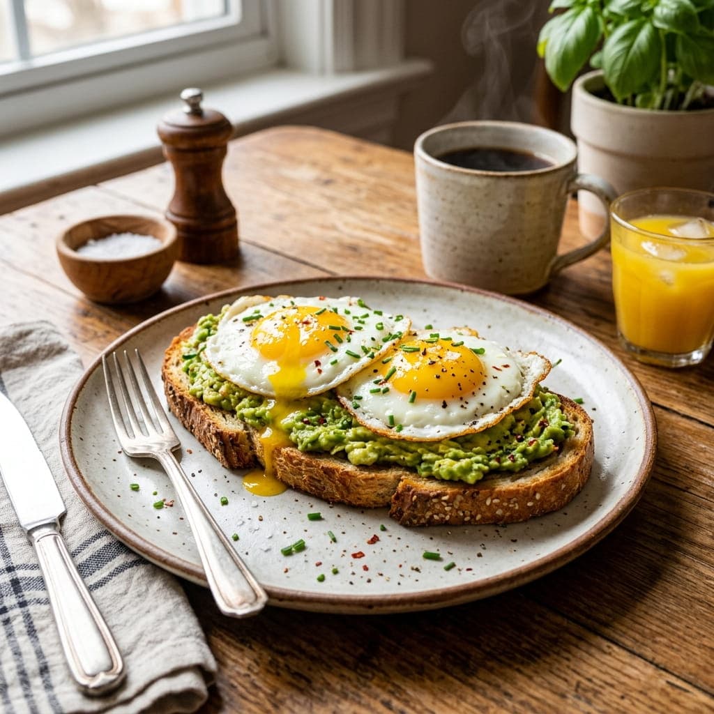 15-Minute Avocado Egg Toast