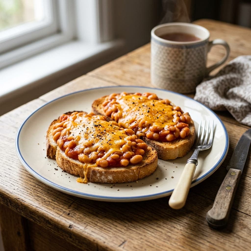 5-Ingredient British Beans on Toast
