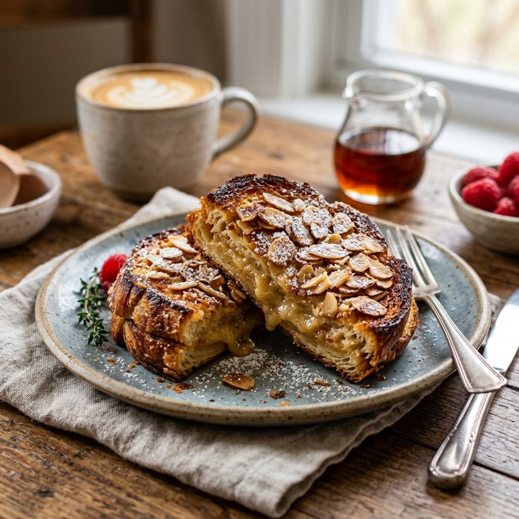 Instant French Almond Croissant Toast
