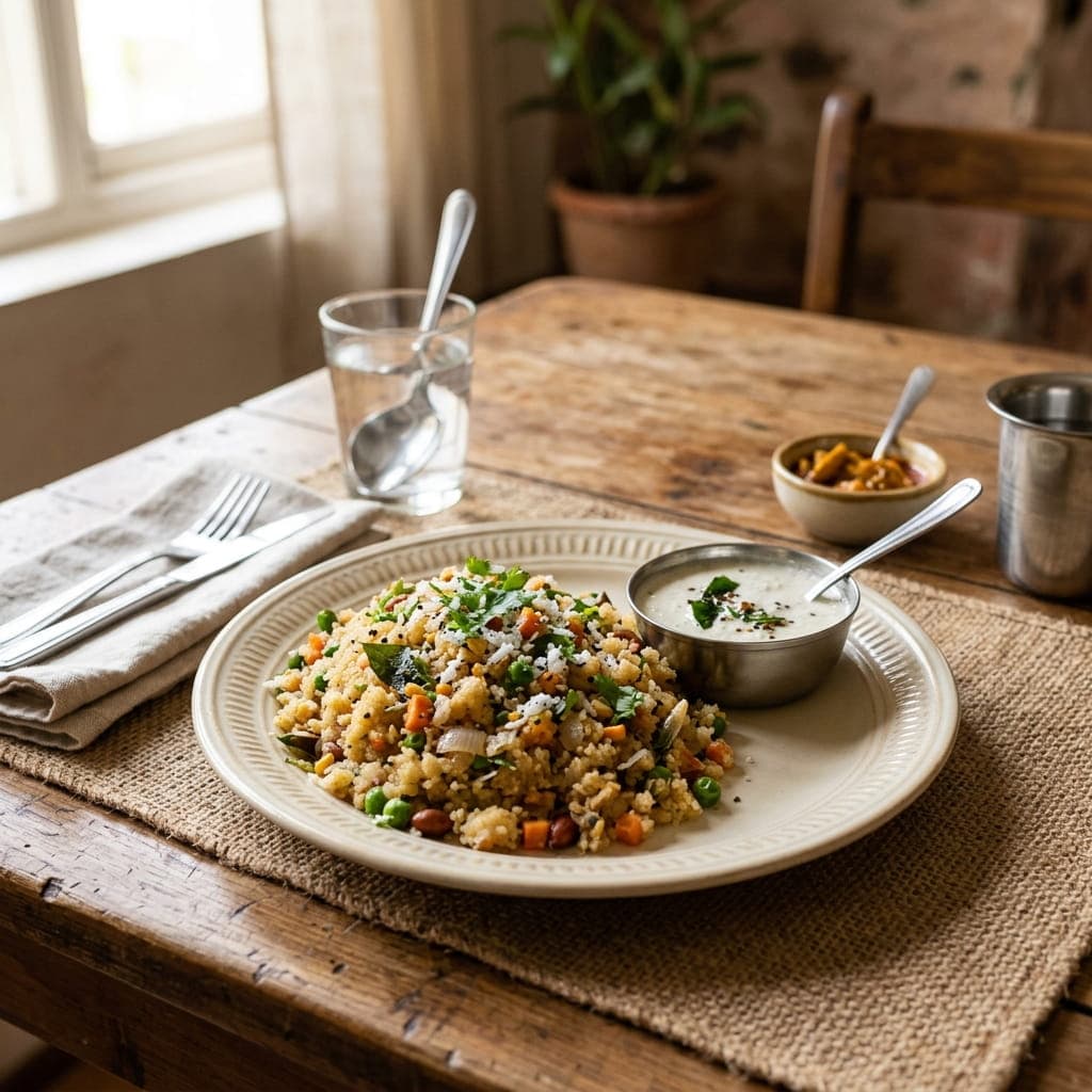 Indian Rava Upma Express