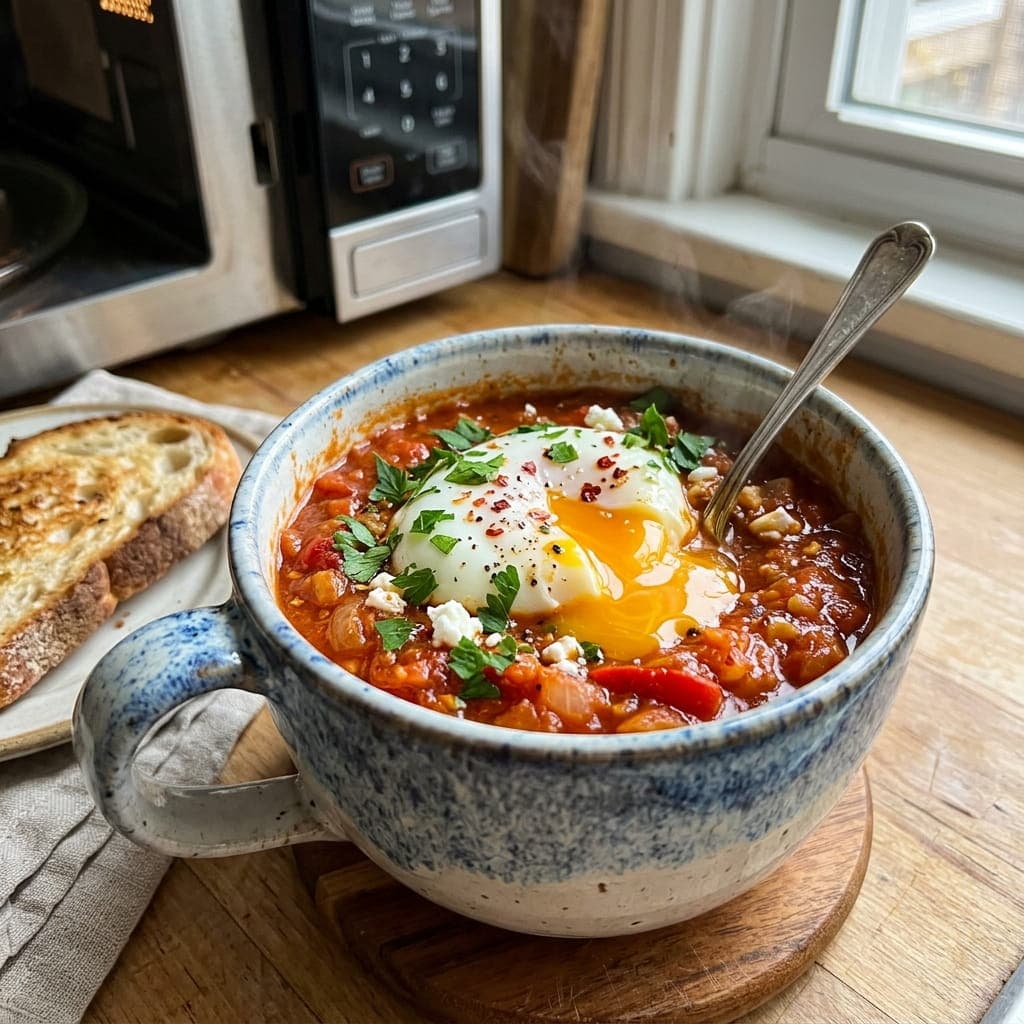 Microwave Shakshuka in a Mug