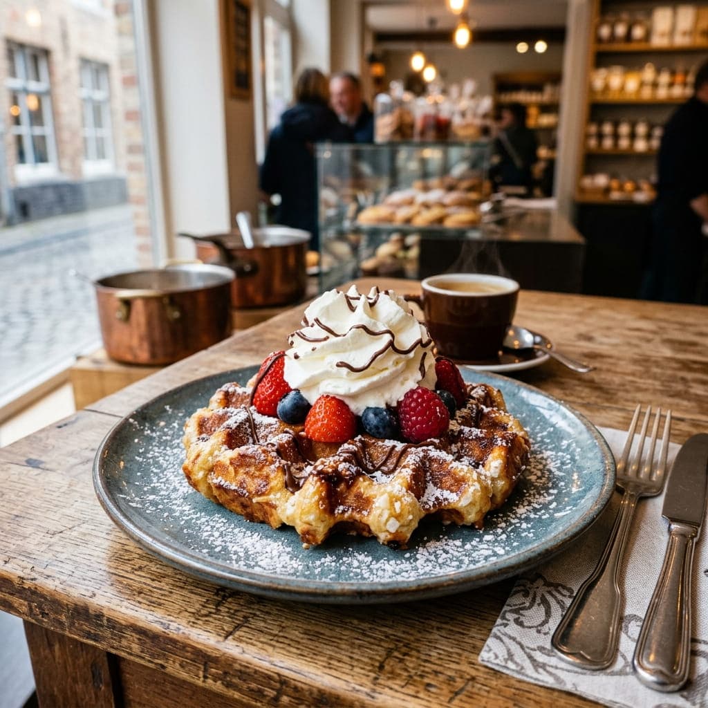 Traditional Belgian Sugar Waffles