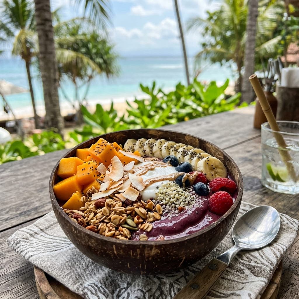 Tropical Mango Coconut Açai Bowl