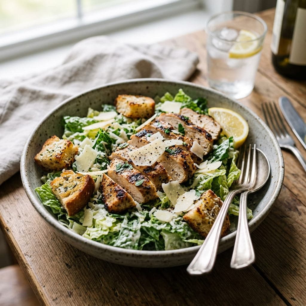 Classic Chicken Caesar Salad Bowl