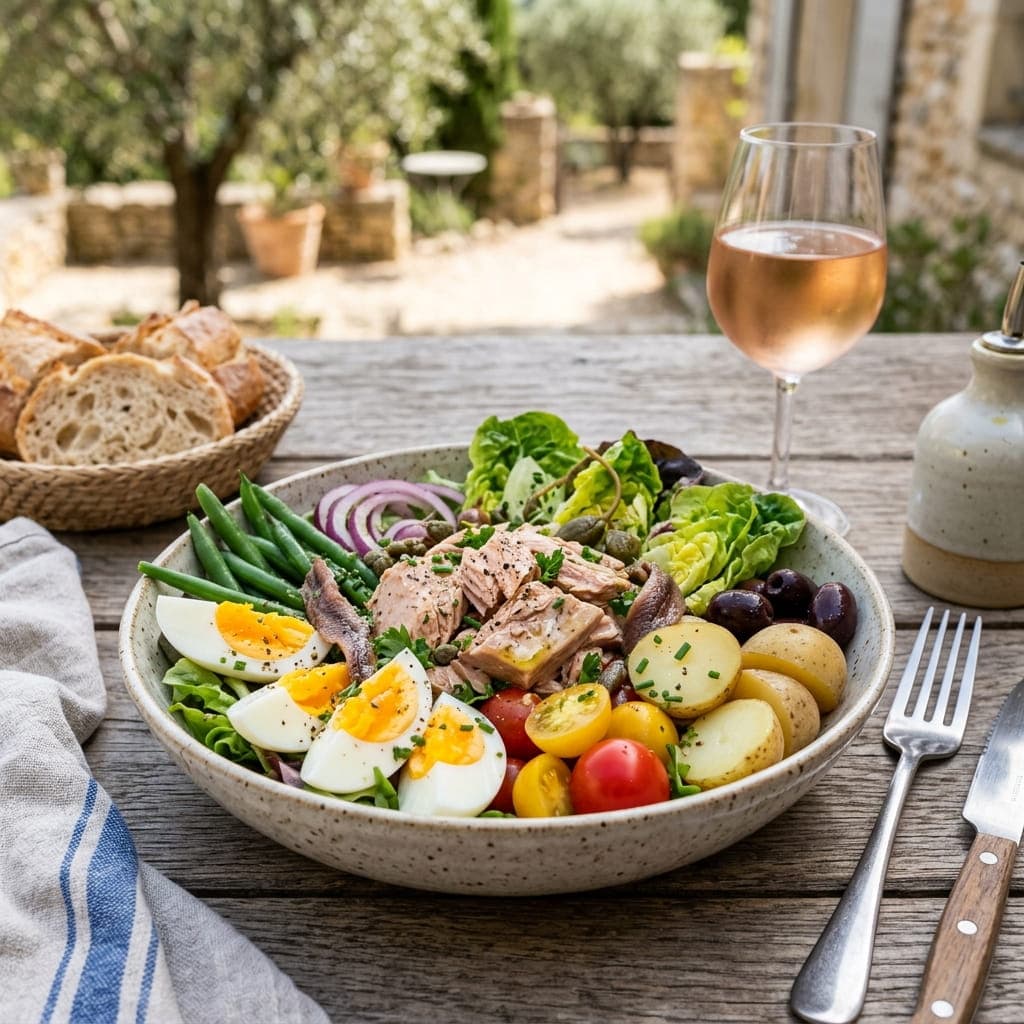 French Nicoise Tuna Salad Bowl