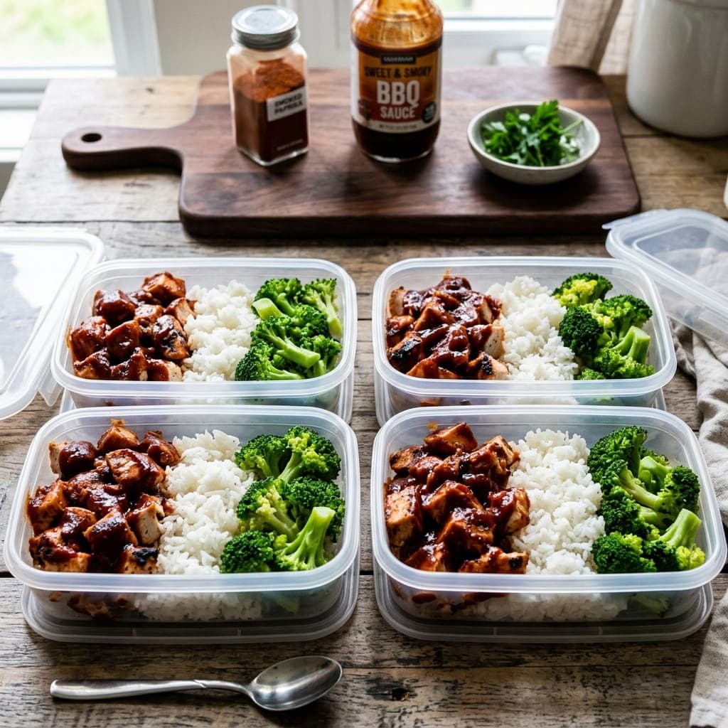 High-Protein BBQ Chicken Breast Meal-Prep